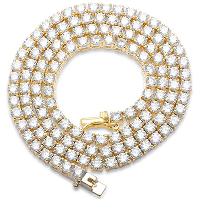 13.50CT Round Cubic Zirconia Necklace .925 Sterling Silver