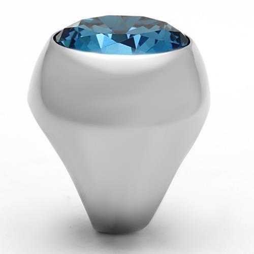 Women's Sea Blue Dome Cocktail Ring