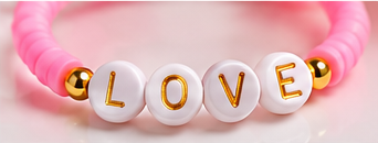 Queen of Love Four-Bracelet Stack Set