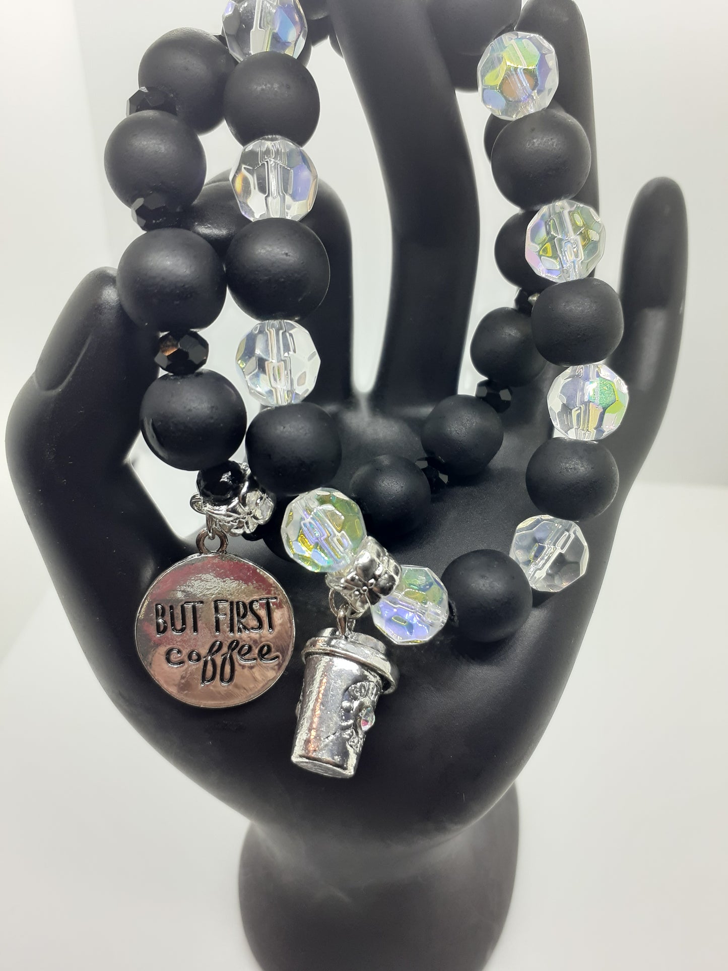 Coffee Lovers Stretch Charm Bracelets