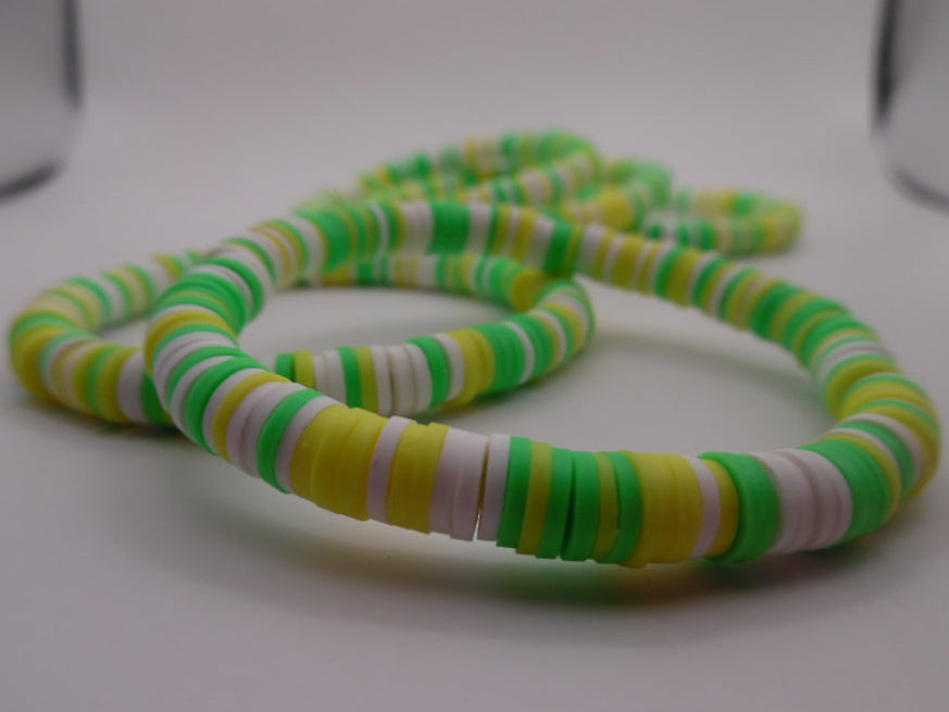 Multi Colored Heishi Stretch Bracelet