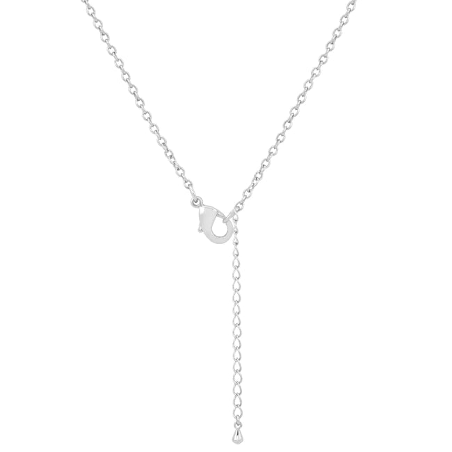 1.2ct  Aqua Cubic Zirconia Classic Necklace