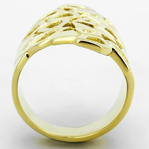 Irregular Open Shape 14(K) Gold Plated Minimalist Style Ring