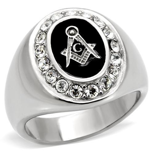 Sophisticated Men's Masonic Ring