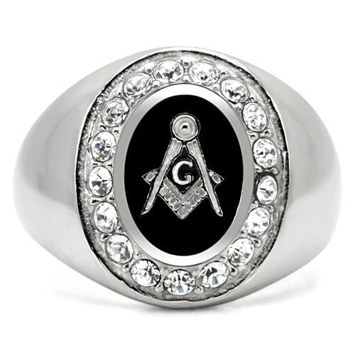 Sophisticated Men's Masonic Ring